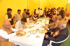 Hon`ble Minister during Lunch
