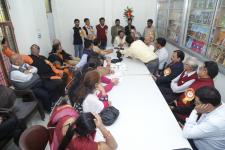 Hon`ble Minister with Apex committee and WEC members