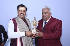 President Shri J P Agrawal ji Honour to Hon`s Minister Kesav Prasad Maurya