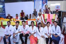 Campus Students with Hon`ble Minister Kesav Prasad Maurya