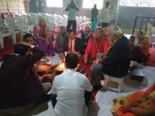 Hawan at New Hall - Himshikhar