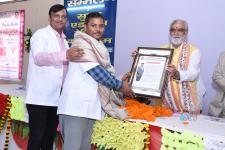 Hon`s Minister honour to Shri R K Sharma